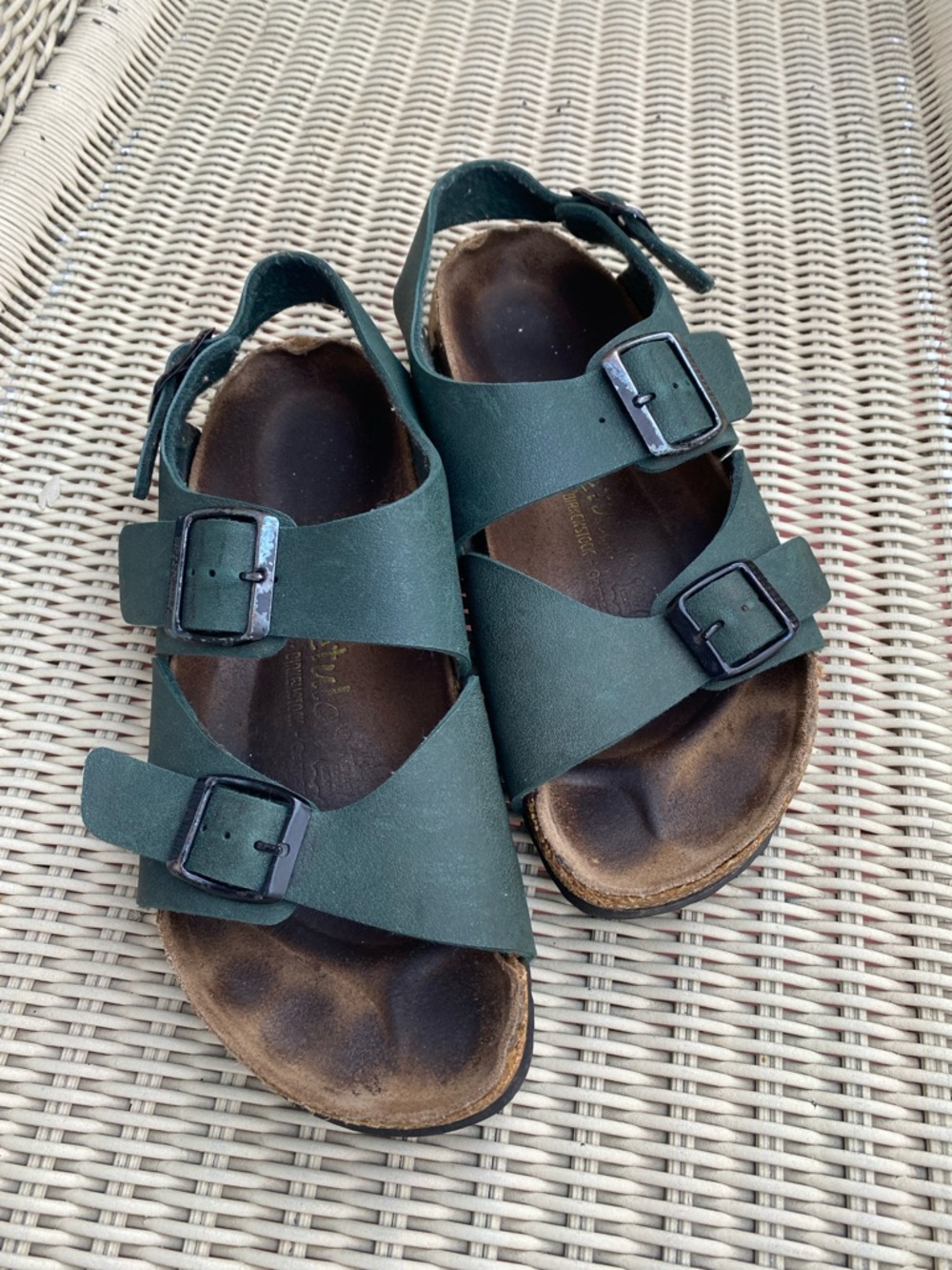 Birkenstock Sandals - 39 Narrow in Deep Green